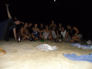 PLAYA Y VOLUNTEERS..COMBINACION PERFECTA