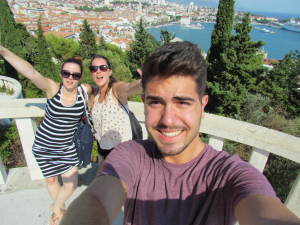 SPLIT DESDE DE LAS ALTURAS CON DOS EXVOLUNTEERS IN SPAIN